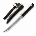 Damaststahl VG10 Outdoormesser tragbares Messer Sammelmesser scharfes kleines gerades Messer