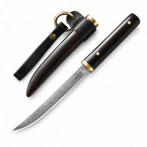 Damaststahl VG10 Outdoormesser tragbares Messer Sammelmesser scharfes kleines gerades Messer