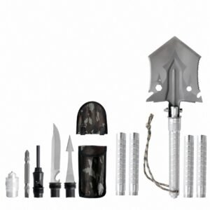 Camping-Ingenieurschaufel, multifunktionale Eisen-Catalpa, Outdoor-Angeln, Graben, Gartenfahrzeug, praktische Militärschaufel