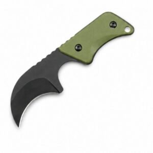 Halsmesser G10-Griff mit Kydexscheide EDC-Werkzeug -Greeng