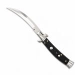 9-Zoll-italienisches Stiletto-Messer – Scimitar Blade Switchblade