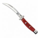 9 Zoll italienisches Stiletto-Messer – Springmesser mit Palisandergriff