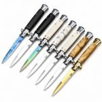 Klassisches italienisches Stiletto-Messer – automatisches Flick-Messer-Set mit verschiedenen Klingenstilen