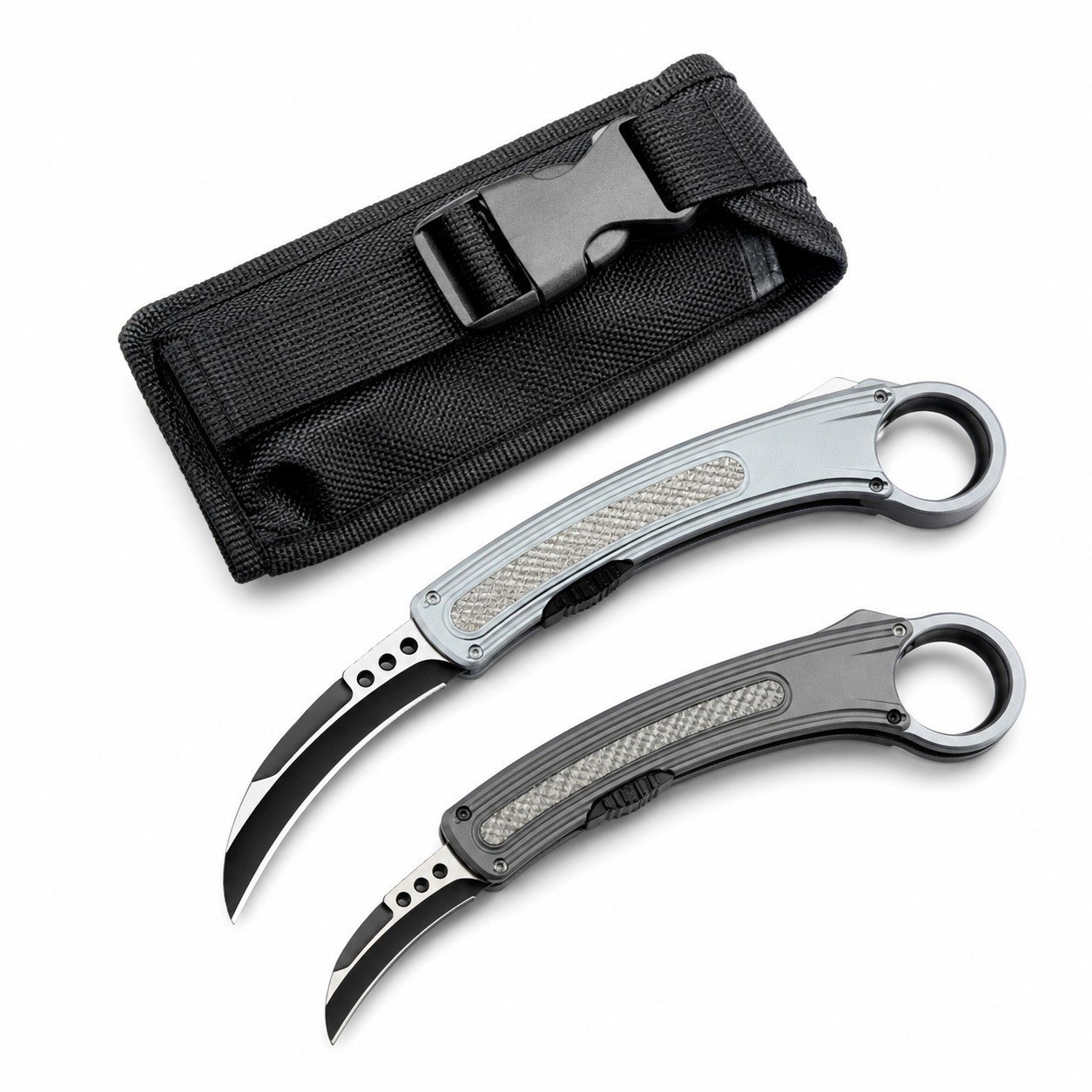 46009-main-white-clean Raptor Claw Black-Blade OTF Karambit-Messer