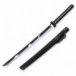 Deadpool Black-Finish-Messer mit feststehender Klinge