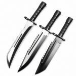 Tiger Tooth War Wolf Messer mit fester Klinge