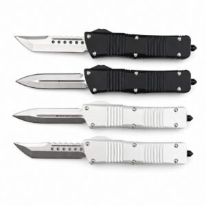 Microtech Big Dragon Gen 2 OTF-Messer mit Dolch- und Klauenlogos