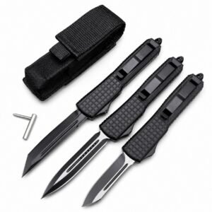 Microtech Navy UT OTF-Messer mit schwarzer Klinge
