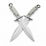 Rambo MK9 Stone Washed A8 Stahlmesser mit feststehender Klinge