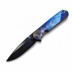Crisp-Dasha DLC M390 SF-Klappmesser mit Handgriff aus Titanlegierung