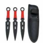 Übungs-Wurfmesser-Set YF200 – 3-teilig, Schwarz