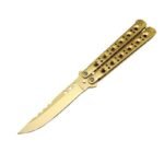 Balisong-Messer Gold