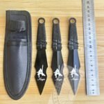 Wurfmesser-Trainingsset YF069 – 3-teilig, Schwarz