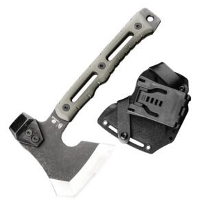 Full Tang Camping-Überlebensbeil – Outdoor-Utility-Axt mit Hammerrücken