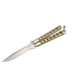 Hochwertiges Helix Butterfly Balisong Messer GOLD