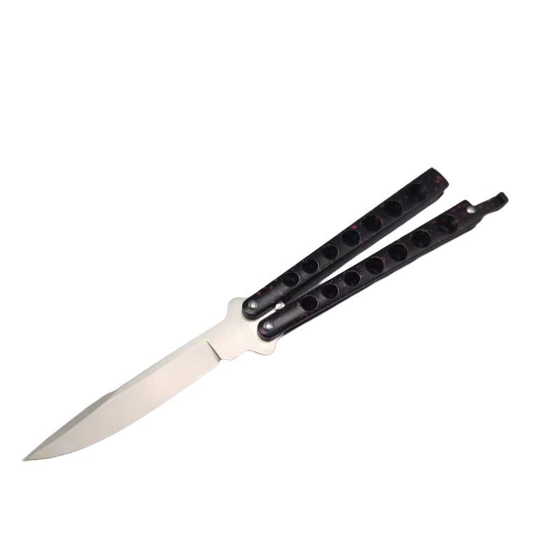 微信图片_20250107171253.jpg Hochwertiges Helix Butterfly Balisong Messer ROT