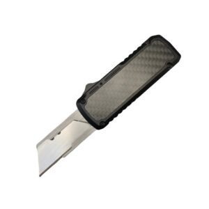 Kartonschneider mit Kohlefasergriff – schwarz